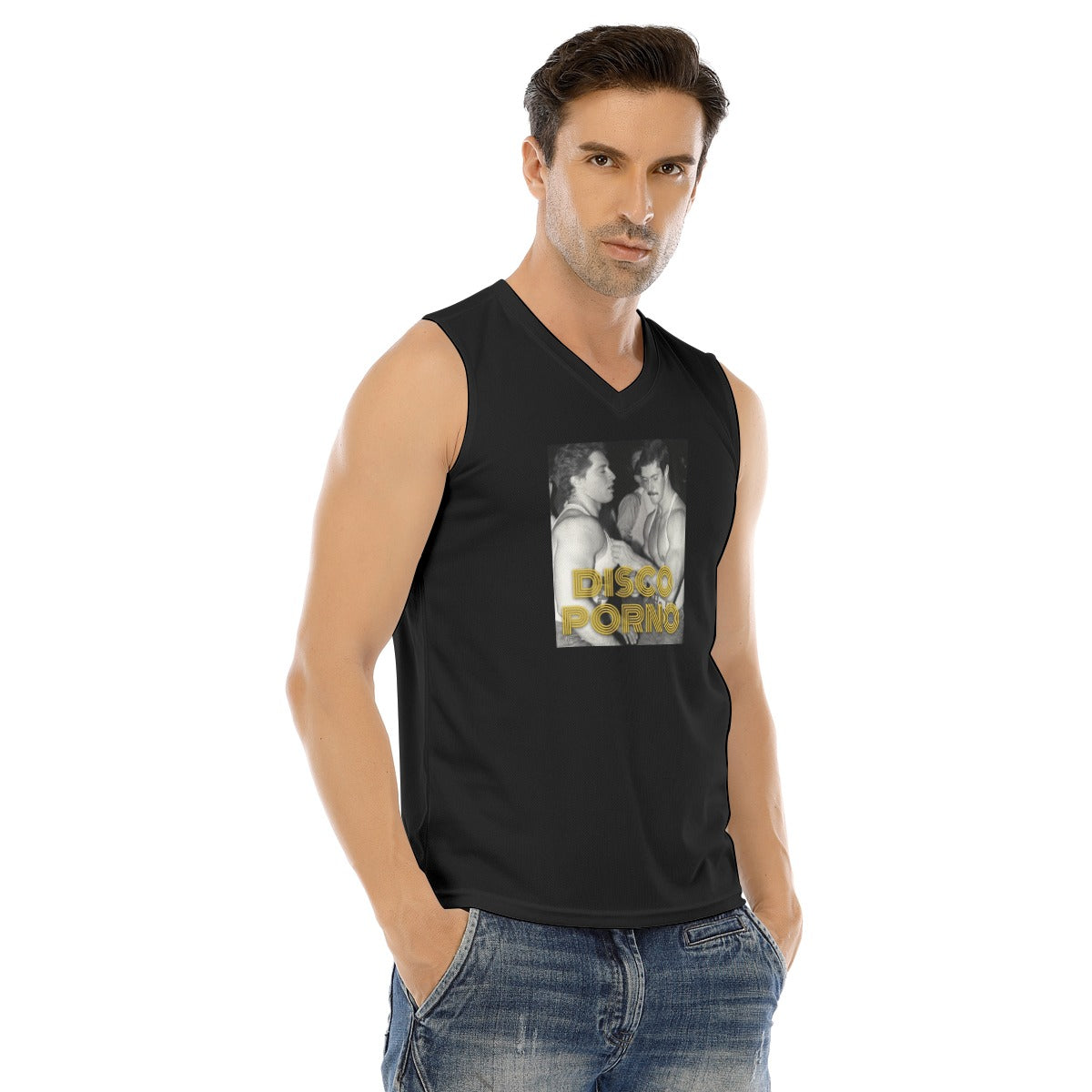 V-neck Tank Top, Disco Porn