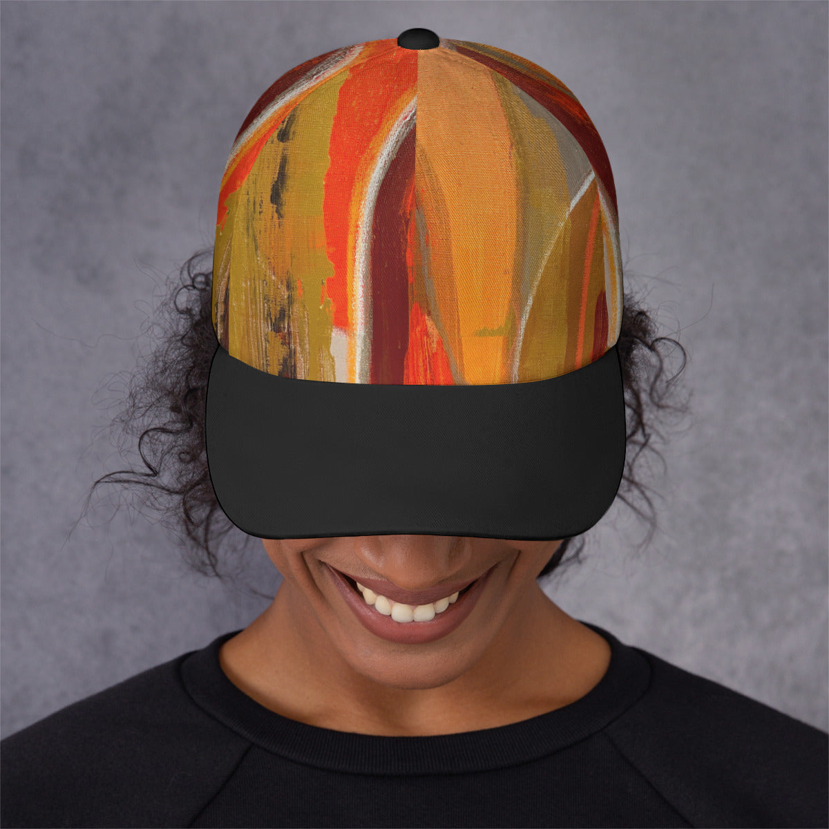 Ball Cap, Neon Orange