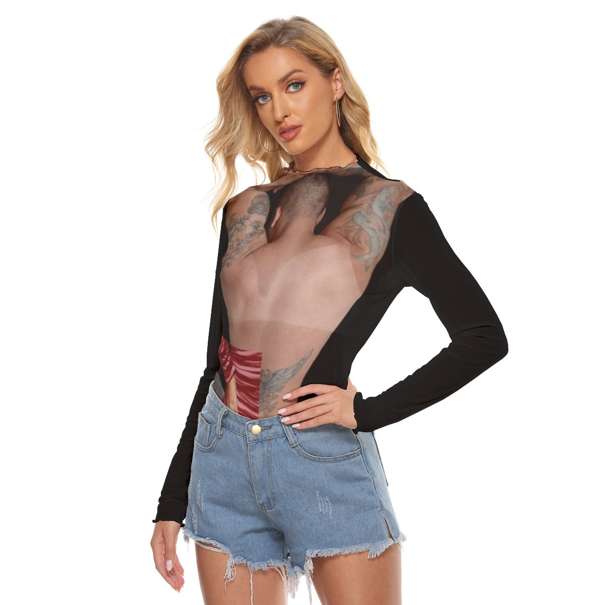 Mesh Long Sleeve Shirt, Marco