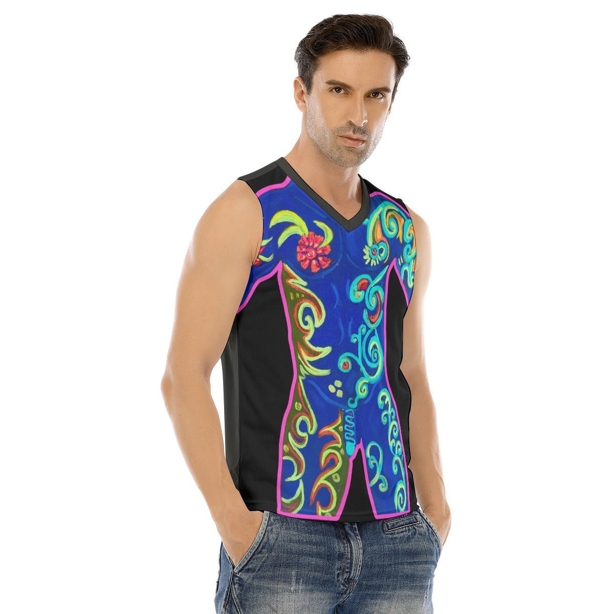 V-neck Tank Top, Tattoo