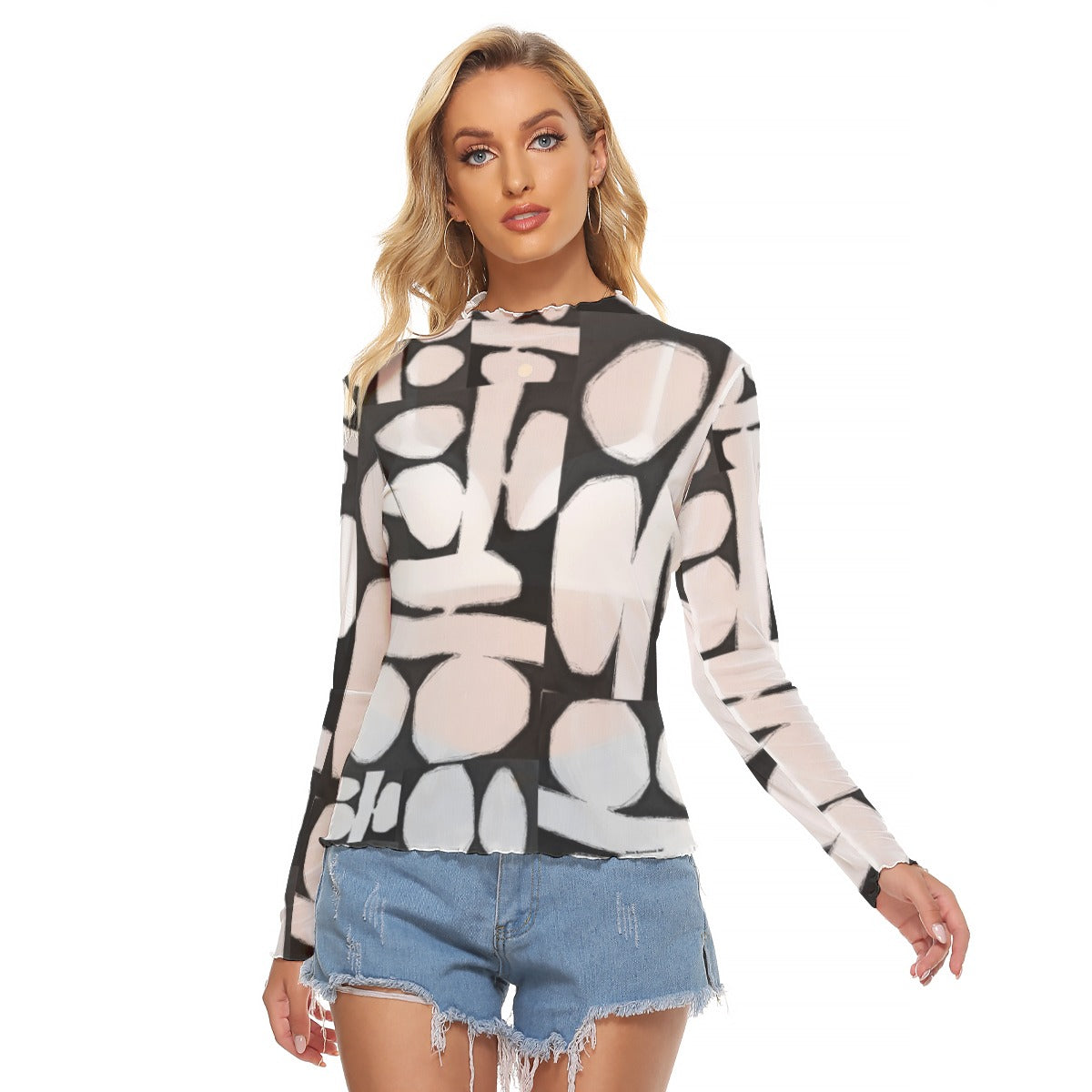 Mesh Long Sleeve Shirt, Intersection