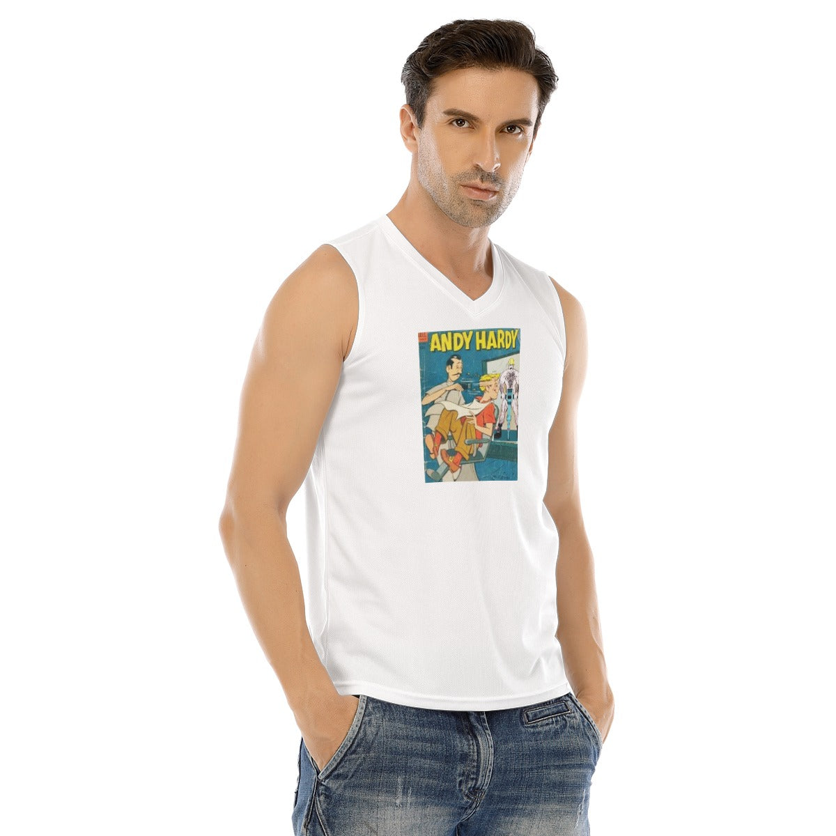 V-neck Tank Top, Andy Hardy