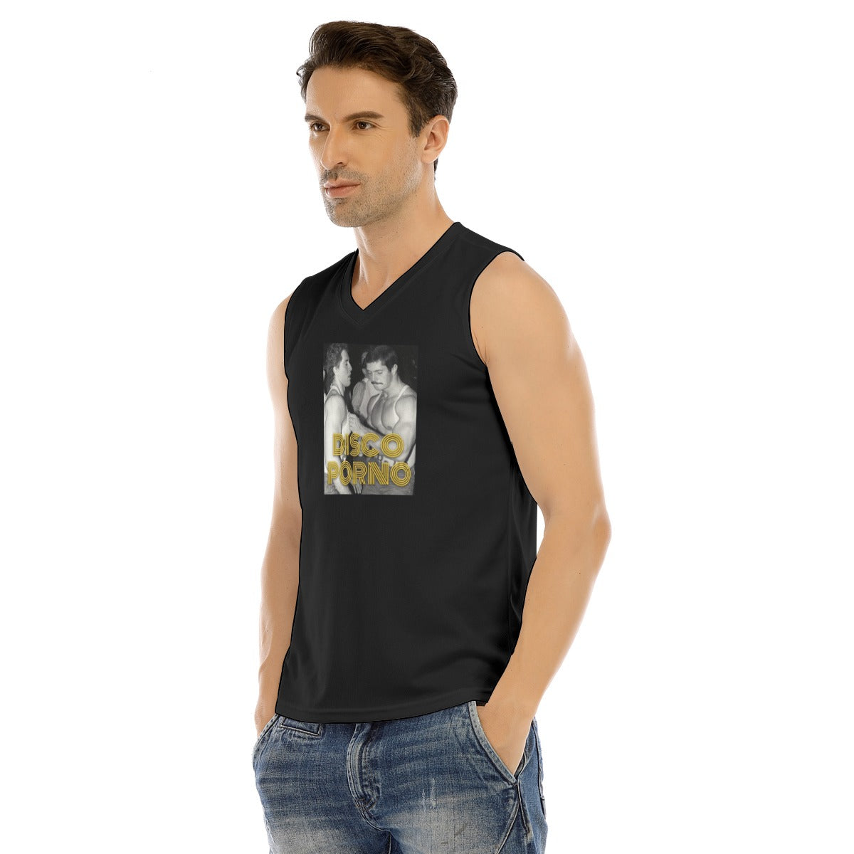 V-neck Tank Top, Disco Porn
