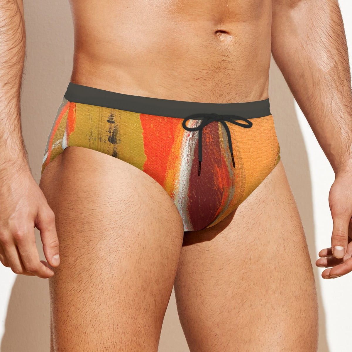 Swim Briefs, Techno Orange
