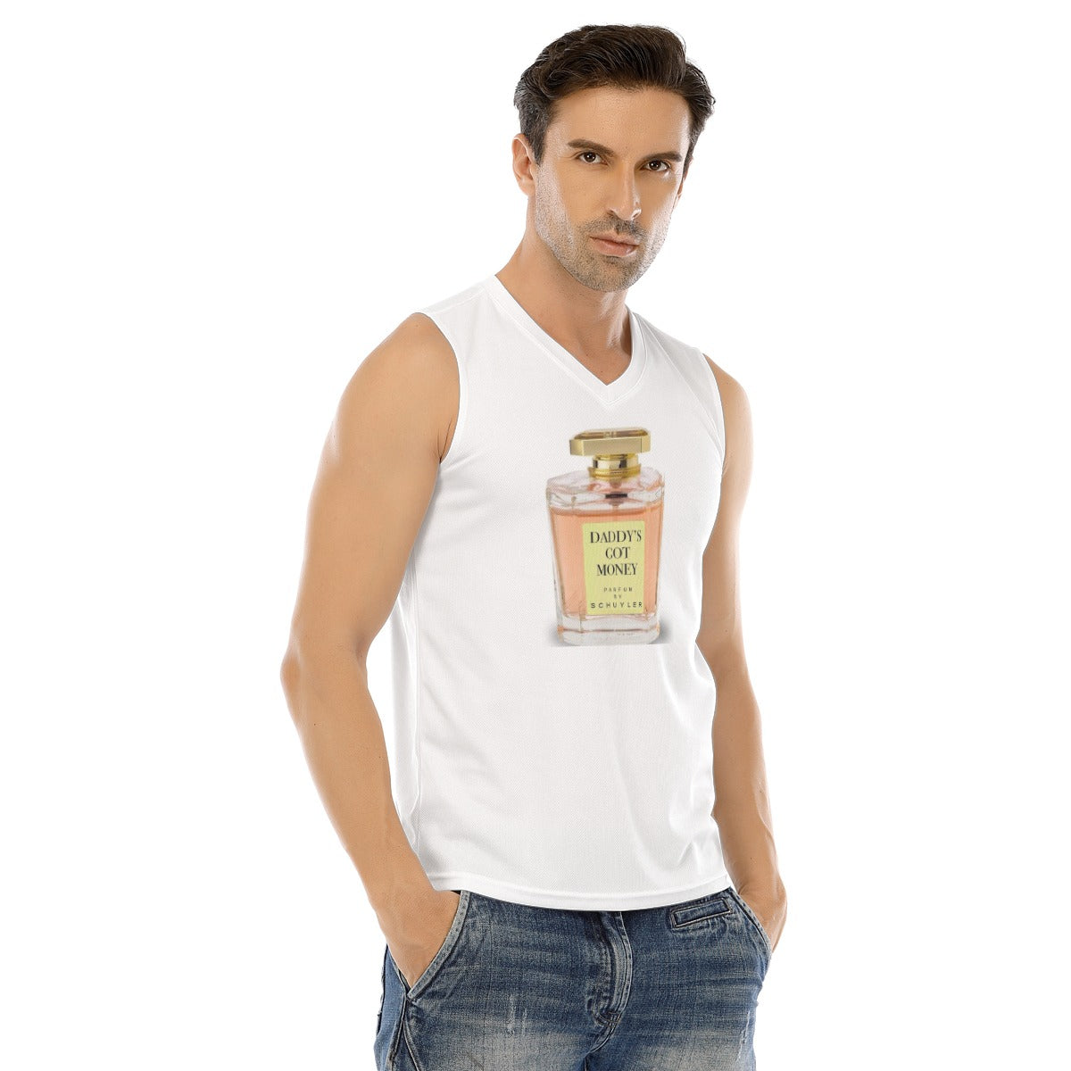 V-neck Tank Top, Daddy's Got Money