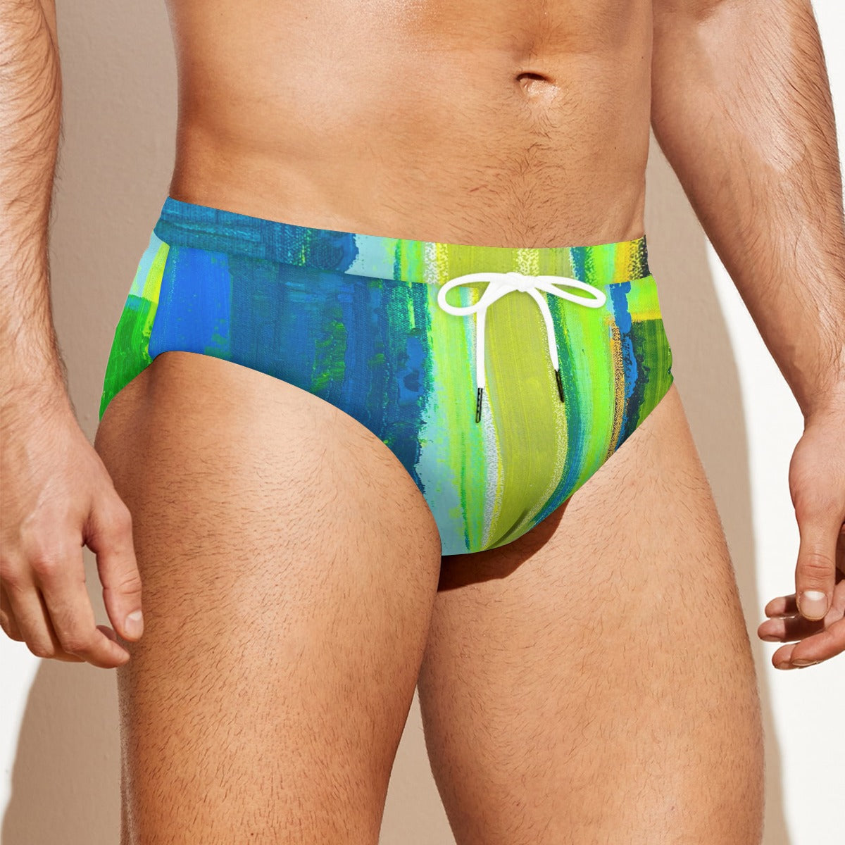 Swim Briefs, Techno Green