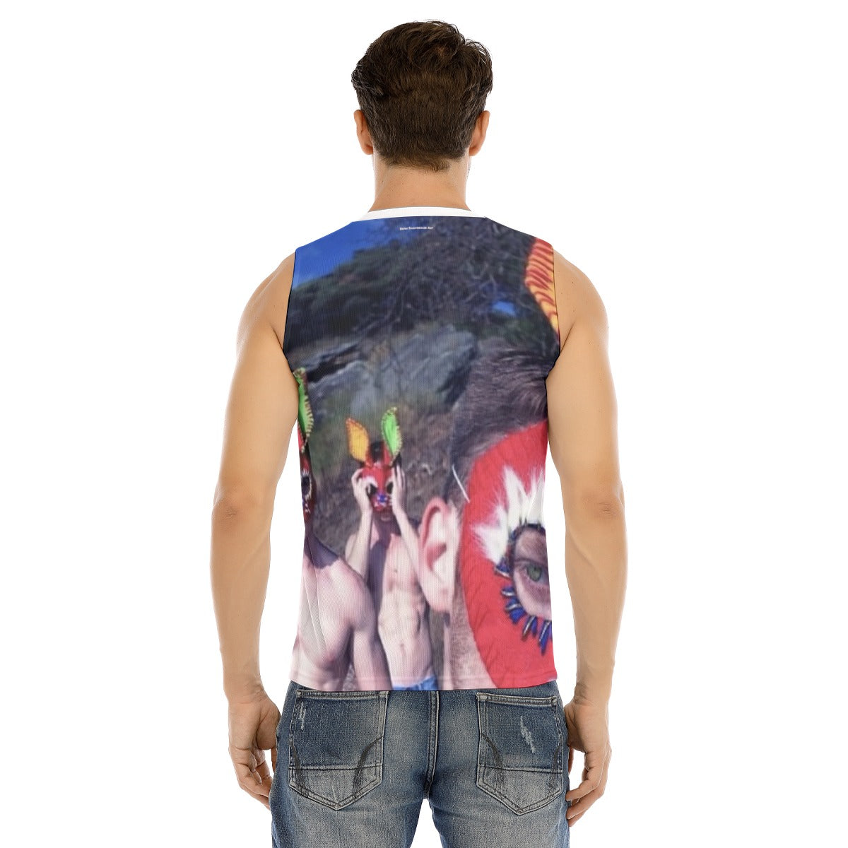 V-neck Tank Top, Gym Bunny