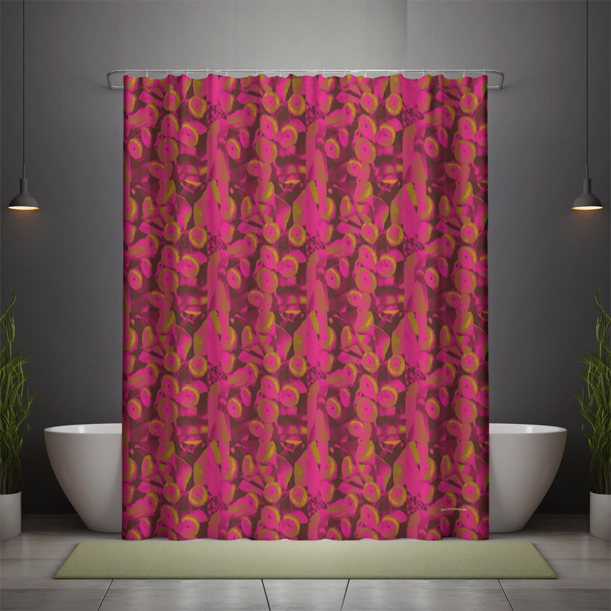 Shower curtain, Parisian Poppies
