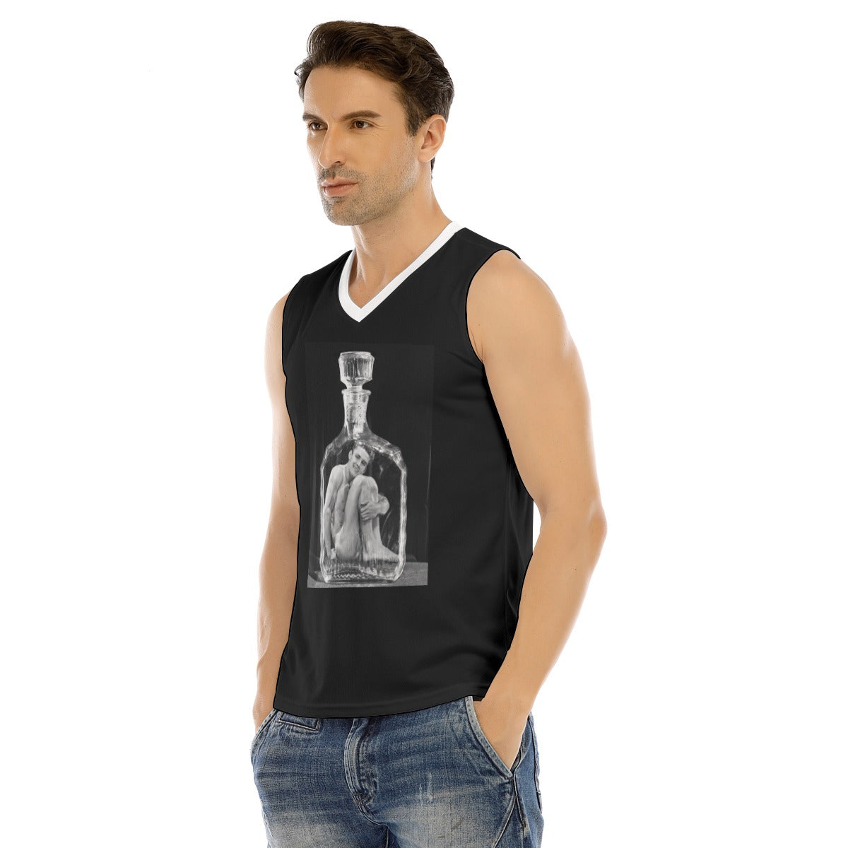 V-neck Tank Top, In A Bottle