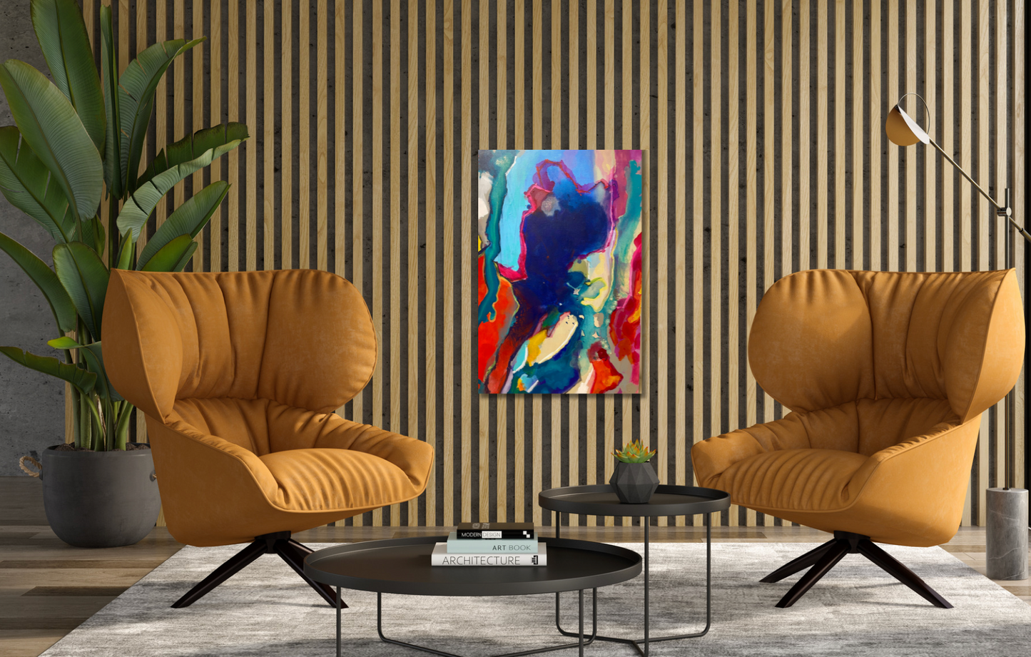 Large Contemporary Abstract Expressionist Painting by Bryan Boomershine