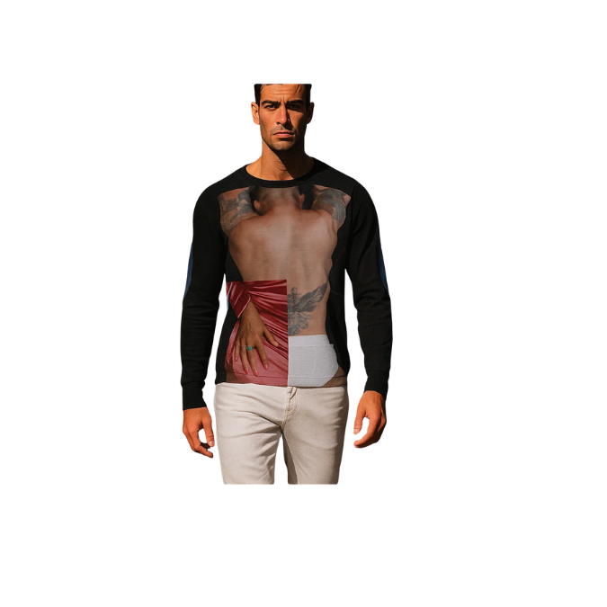 Mesh Long Sleeve Shirt, Marco
