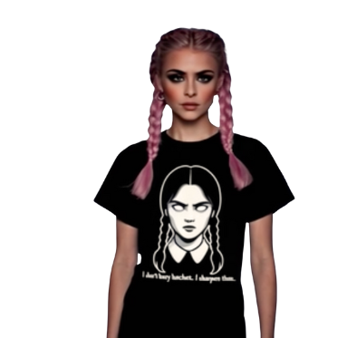 Halloween T Shirt, Miss Addams
