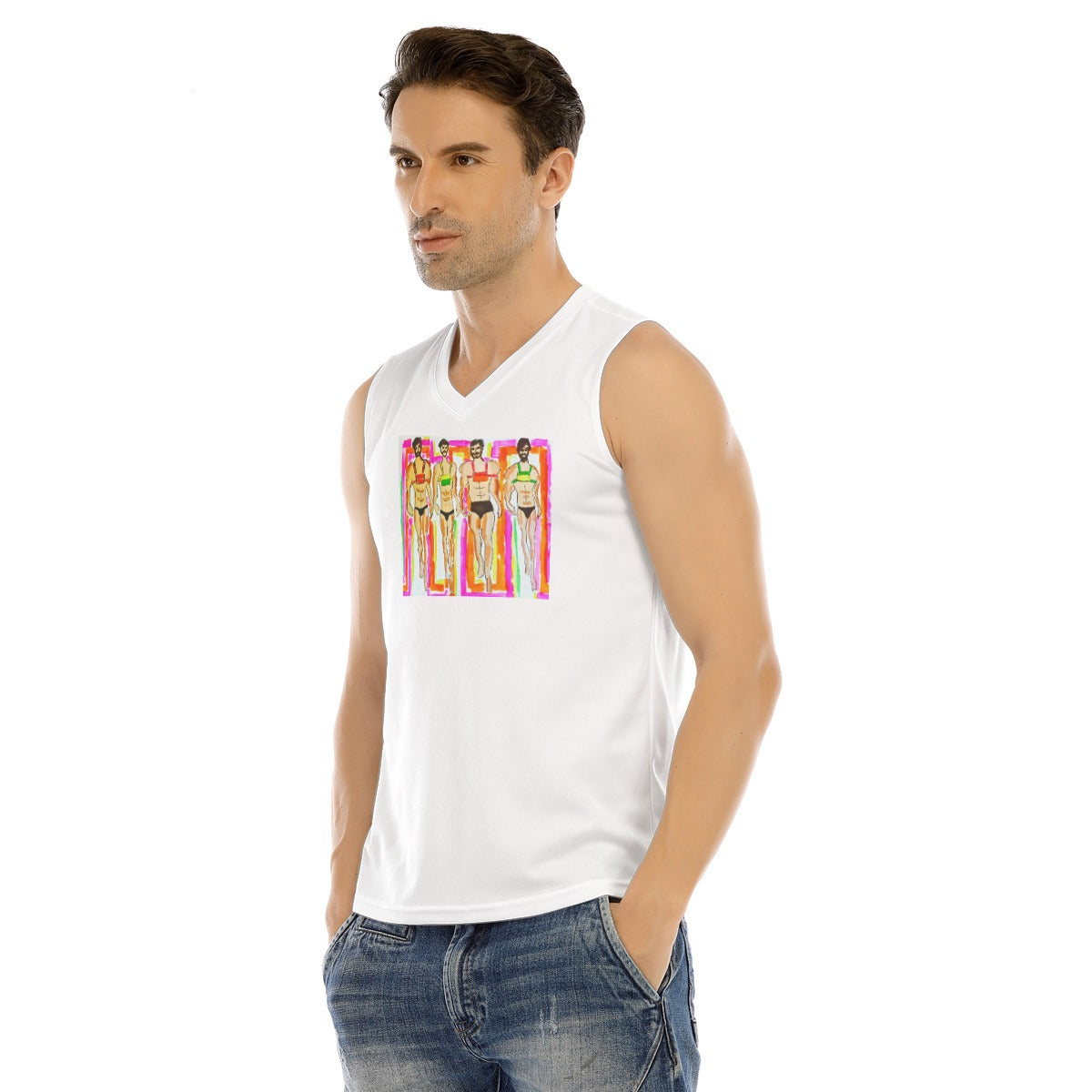 V-neck Tank Top, Catwalk