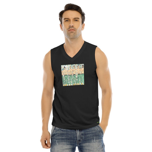 V-neck Tank Top, Camo Line
