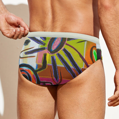 Swim Briefs, Pop Flowera
