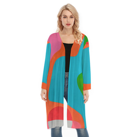 Long Sleeve Mesh Cardigan, Mod