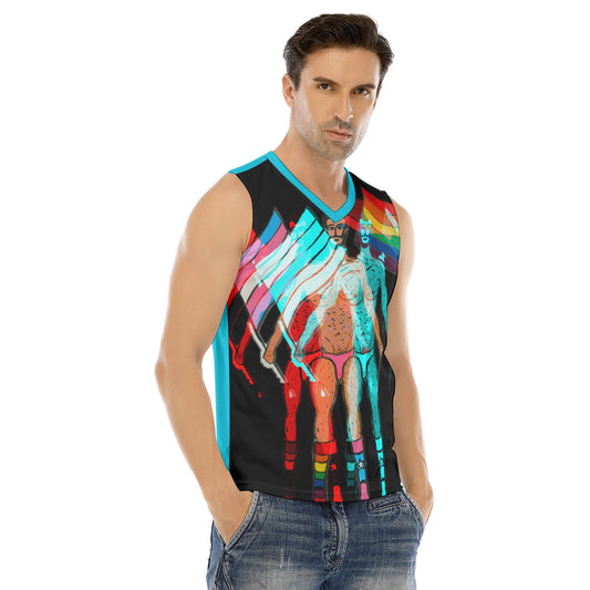 V-neck Tank Top, Pride Flags