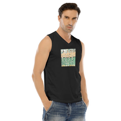 V-neck Tank Top, Camo Line