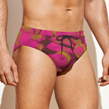 Swim Briefs, Parisian Poppies