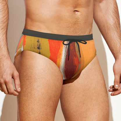 Swim Briefs, Techno Orange