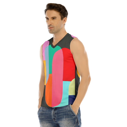 V-neck Tank Top, Stacked