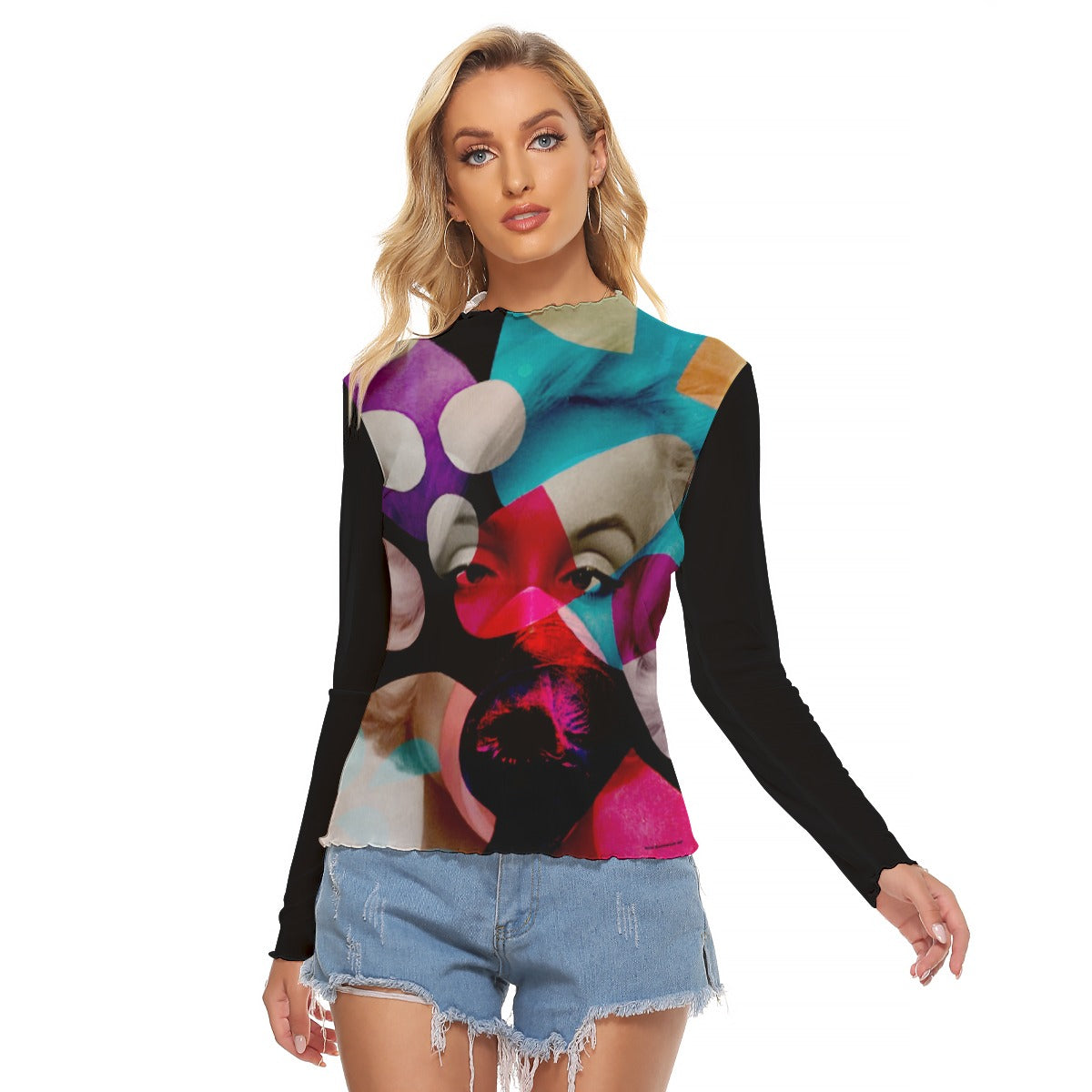 Mesh Long Sleeve Shirt, Icon