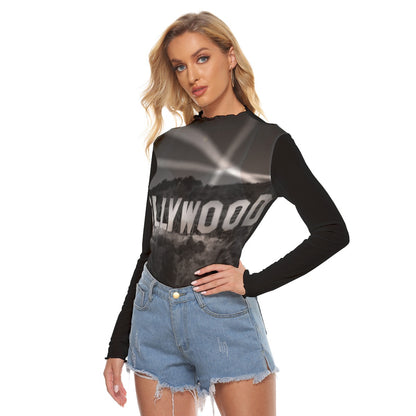 Mesh Long Sleeve Shirt, Hollywood Lights