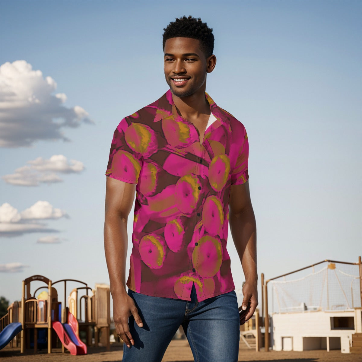 Button Down, Parisian Poppies