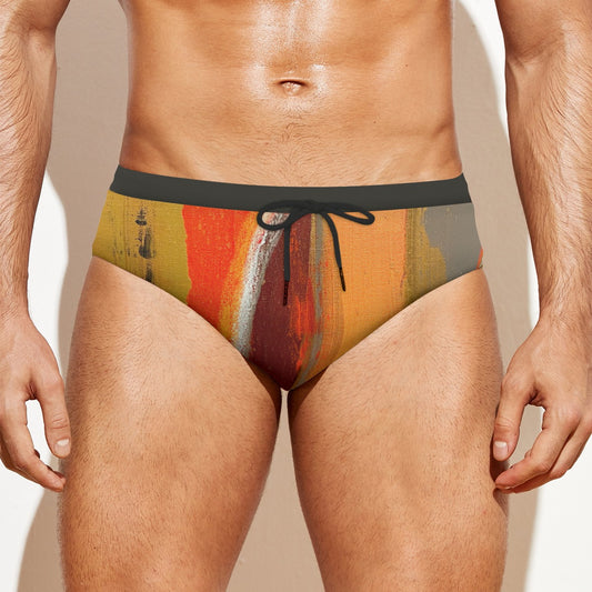 Swim Briefs, Techno Orange