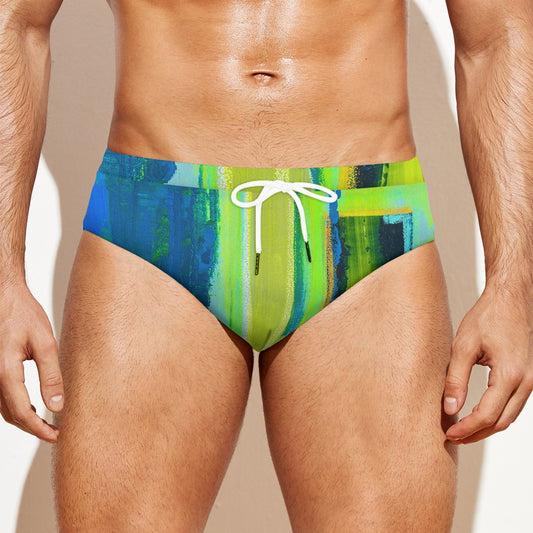 Swim Briefs, Techno Green