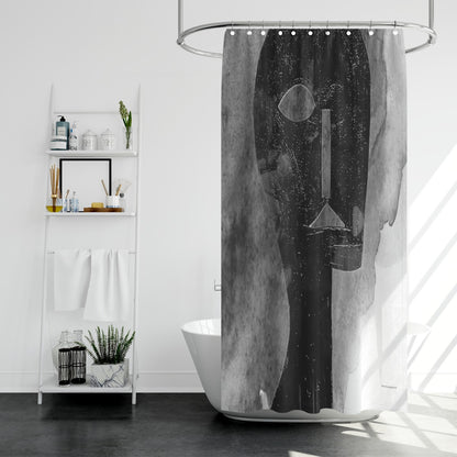 Shower curtain, Smokey