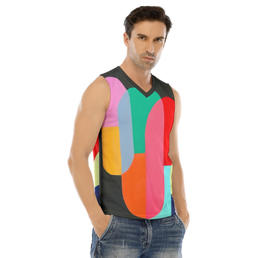 V-neck Tank Top, Stacked