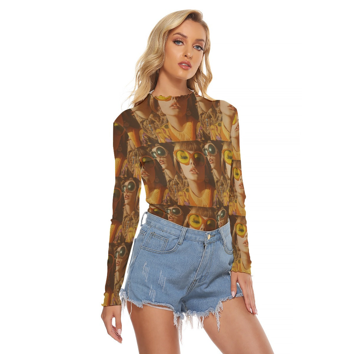 Mesh Long Sleeve Shirt, Mystery Identities