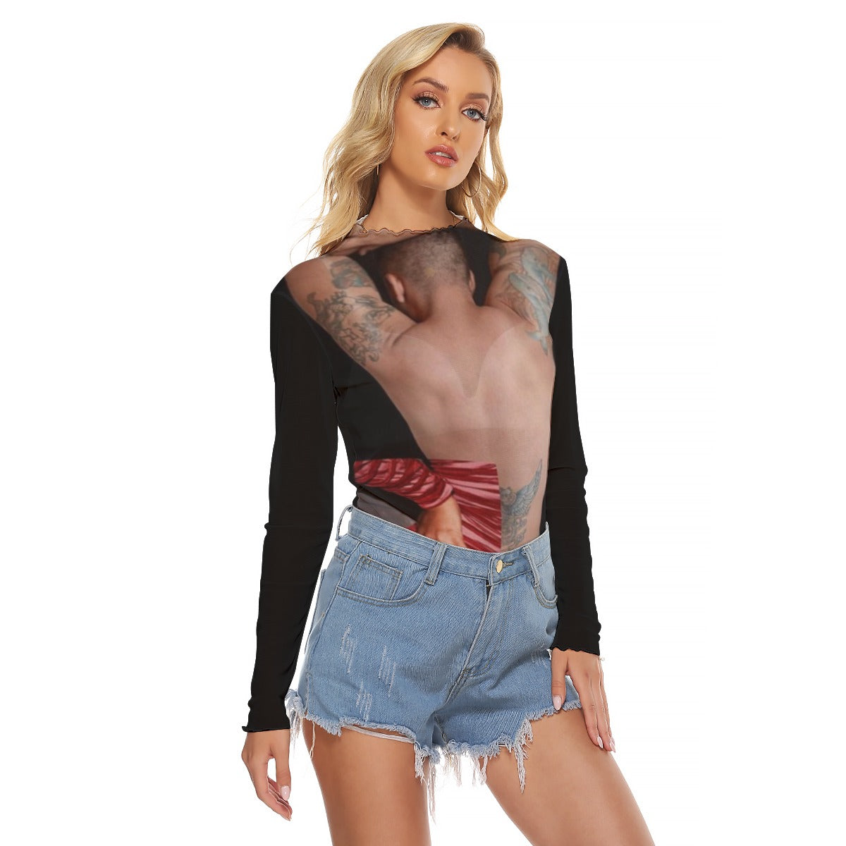 Mesh Long Sleeve Shirt, Marco