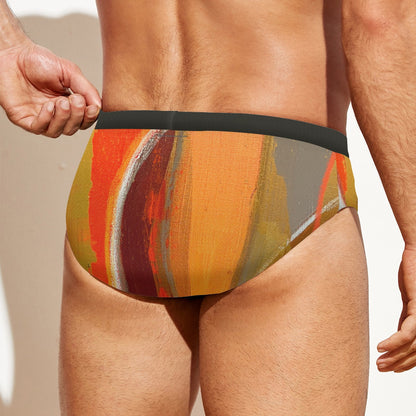 Swim Briefs, Techno Orange