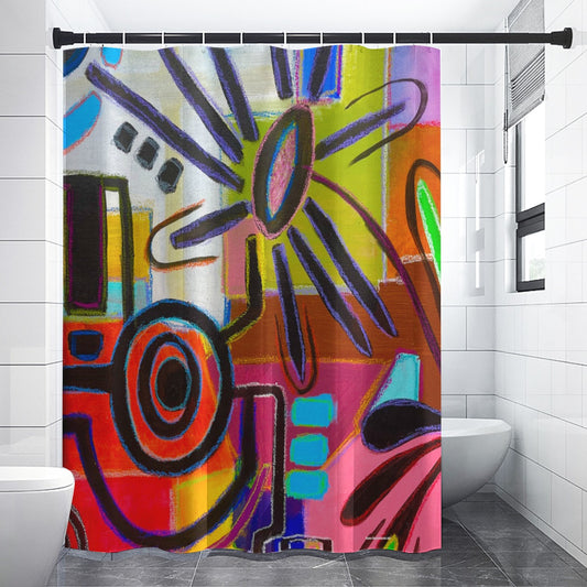 Shower curtain, Pop Flowera