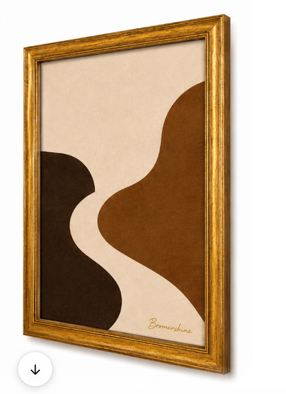 Spice Path Modern Painting Framed