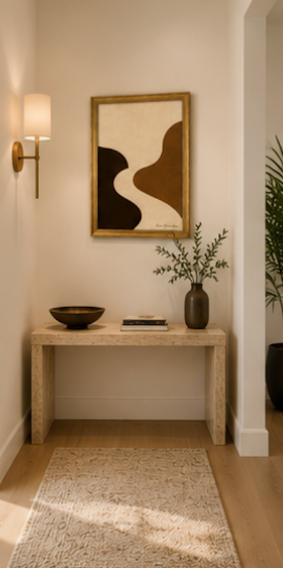 Spice Path Modern Painting Framed