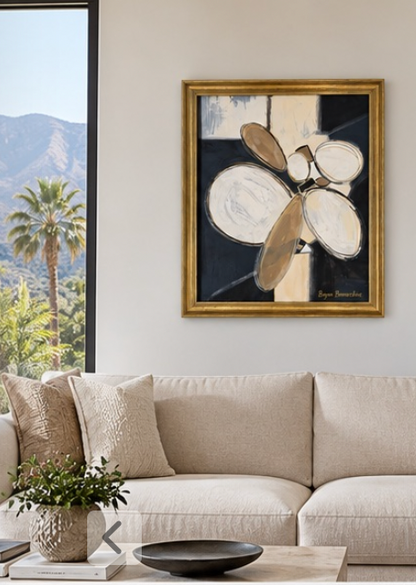 Original Art Title: Organic Contours Framed By Bryan Boomershine