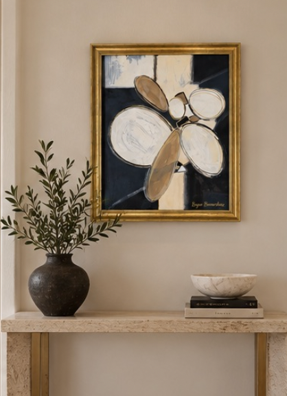Original Art Title: Organic Contours Framed By Bryan Boomershine