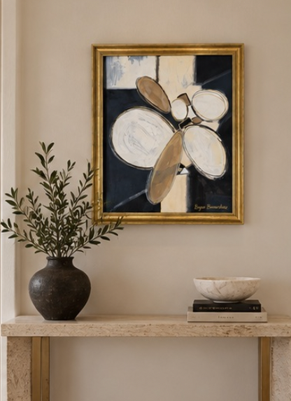 Original Art Title: Organic Contours Framed By Bryan Boomershine