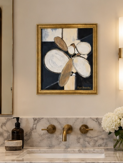 Original Art Title: Organic Contours Framed By Bryan Boomershine