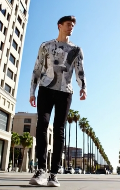 Mesh Long Sleeve Shirt, Smoke Show
